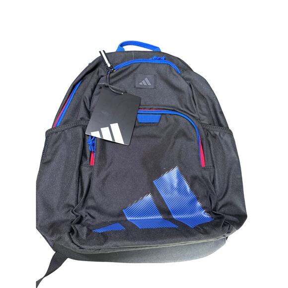 Adidas Midway Soft Shell Backpack Black Fits 15” Laptop OB - Picture 1 of 3